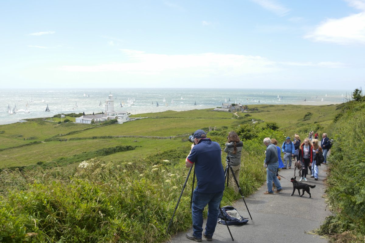 Capturing the Moment - Round the Island Yacht Race 2016 - St Catherine's Point