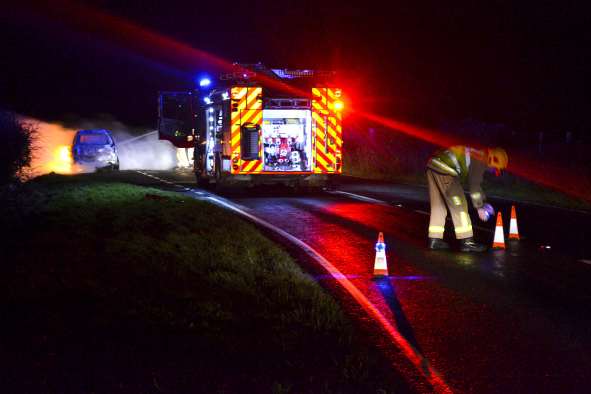 Brading Down Freelander Fire